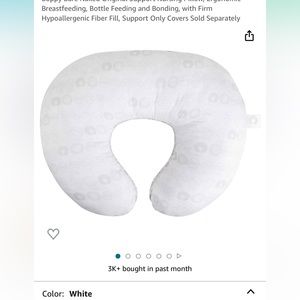 NWOT Boppy Bare Naked Original Support Nursing Pillow